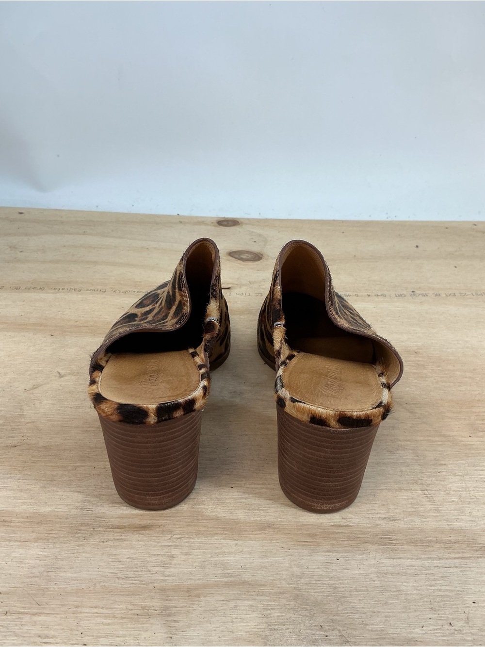 Madewell Leopard Print Slip-On Mules Size 9 1/2 - Picture 4 of 6